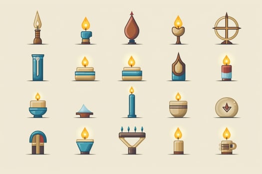 hanukkah icons image hd photo
