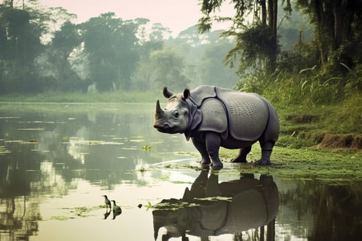 national animal of Bangladesh photo