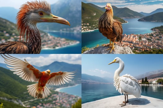 national bird of Montenegro photo