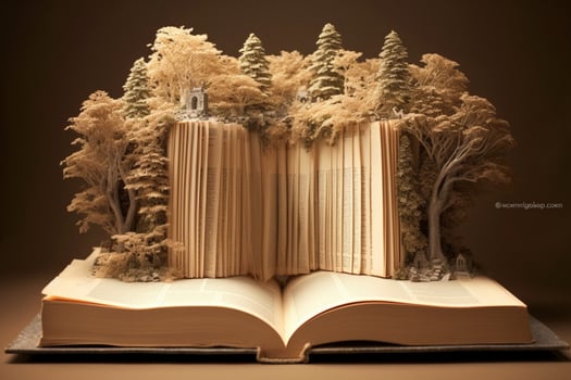 A open book photo