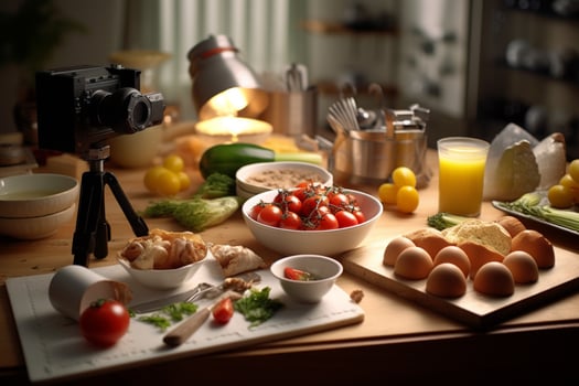photorealistic professional food commercial photogr photo