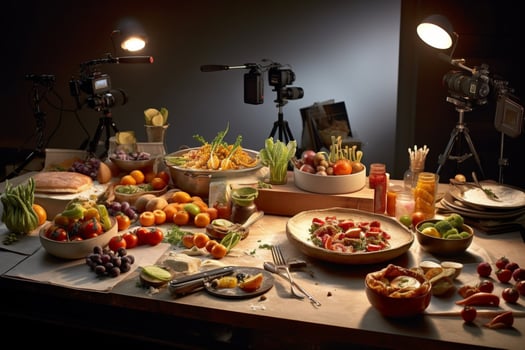 photorealistic professional food commercial photographer photo