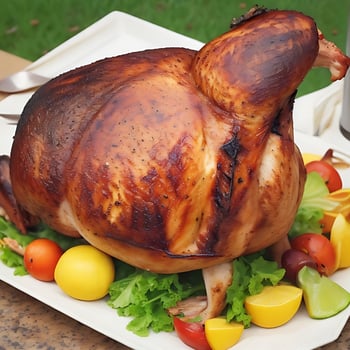 Grill turkey for Thanksgiving photo