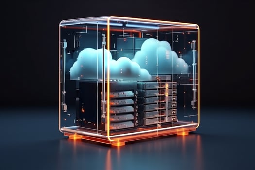 Cloud storage technology photo