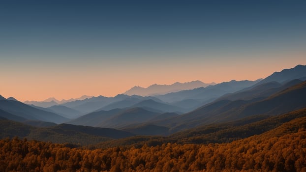 Marvelous Mountain Run. Organize a marvelous vista of towering mountains opening into the cleanse. photo