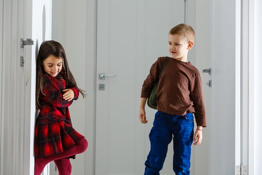 Educational school isolation and bullying concept. photo