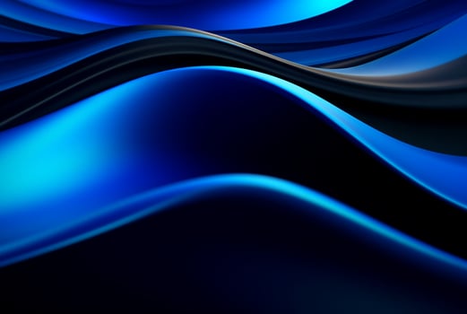 abstract blue and black background. generative ai photo