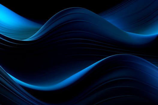 abstract blue and black background. generative ai photo