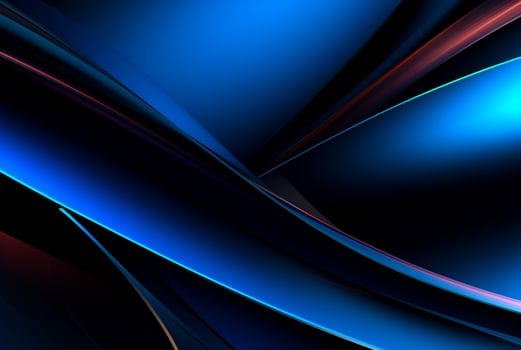 abstract blue and black background. generative ai photo