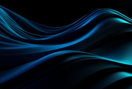 abstract blue and black background. generative ai photo
