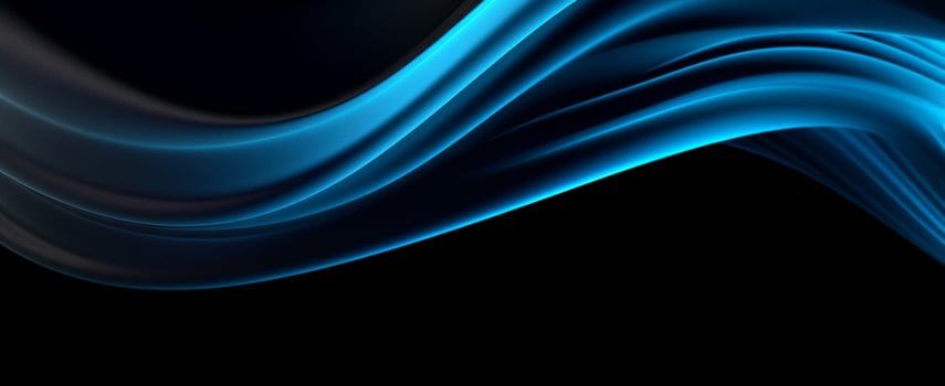 abstract blue and black background. generative ai photo