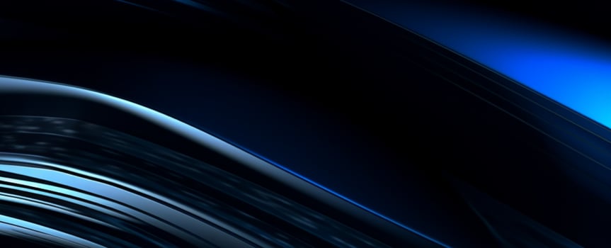 abstract blue and black background. generative ai photo