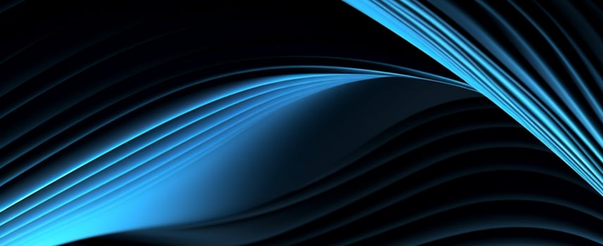abstract blue and black background. generative ai photo