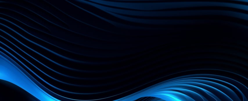 abstract blue and black background. generative ai photo