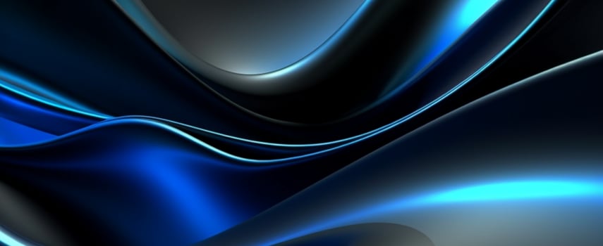 abstract blue and black background. generative ai photo