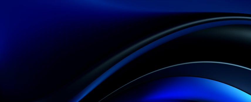 abstract blue and black background. generative ai photo
