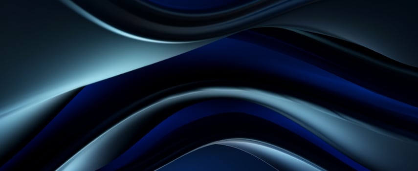 abstract blue and black background. generative ai photo