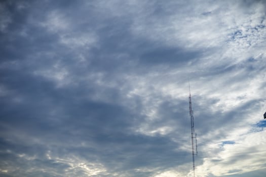 sunset sky as background sky sun clouds in the evening nature for design art photo