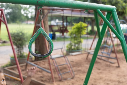 playground in the park photo