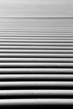 Photography on theme big wall of abstract wooden lines plank photo