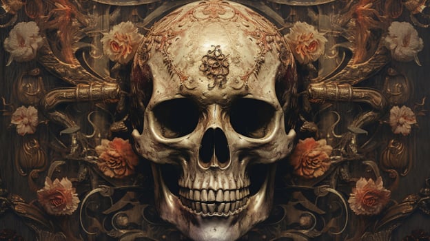 a poster for the movie the skull photo