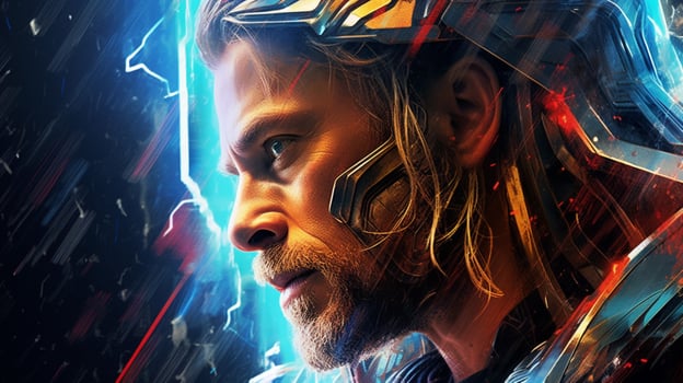 a poster for the movie thors head photo