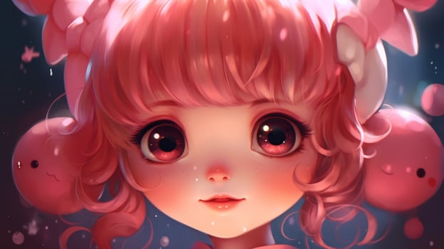 cute kawaii girl photo