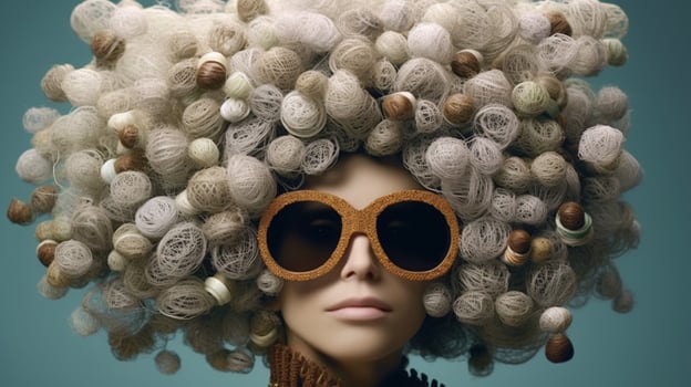 the word hair is on the front of the glasses photo