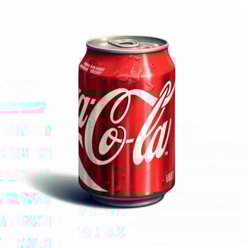 Coca-Cola BlaK with white background high quality photo