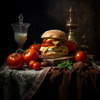 Condiments Slices of tomatoes Tanginess Crispy Cara photo