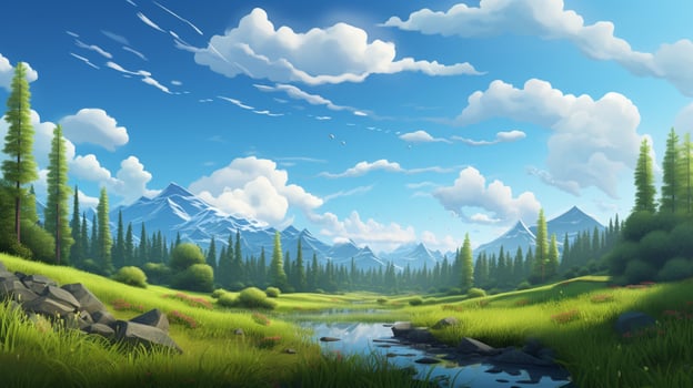 Create a simple slightly cartoonish background photo
