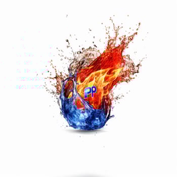 Pepsi Fire with white background high quality ultra photo