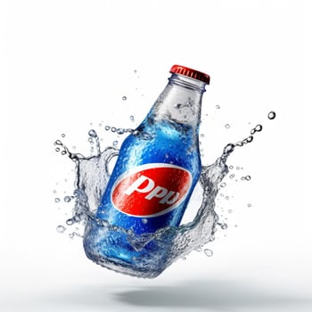 Pepsi with white background high quality ultra hd photo