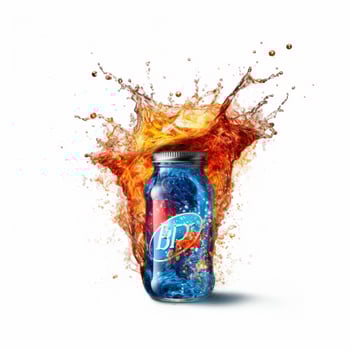 Pepsi Fire with white background high quality ultra photo