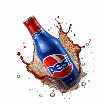 Pepsi with white background high quality ultra hd photo