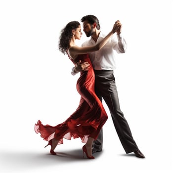 Tango with white background high quality ultra hd photo