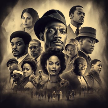 black history month high quality 4k ultra hd hdr photo