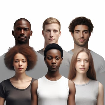 black people with transparent background high quality photo