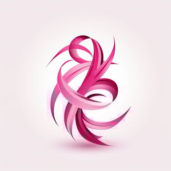 breast cancer logos with transparent background photo