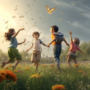 children day high quality 4k ultra hd hdr photo