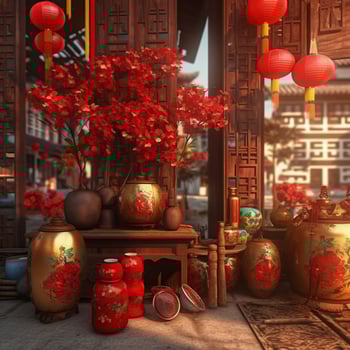chinese new year decorations high quality 4k ult photo