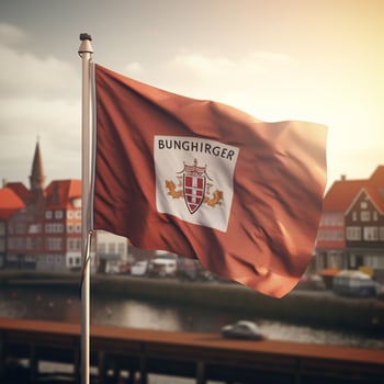 flag of Brunswick and Luneburg high qu photo