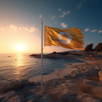flag of Cyprus high quality 4k ultra h photo