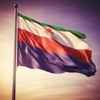 flag of Gambia The high quality 4k ult photo