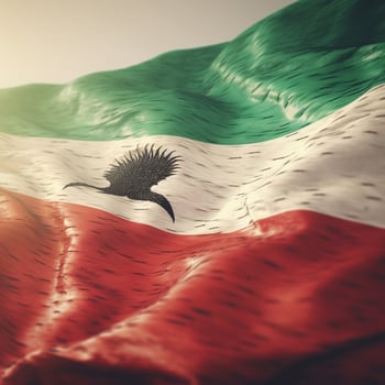 flag of Kuwait high quality 4k ultra h photo