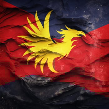 flag of Lew Chew Loochoo high quality photo
