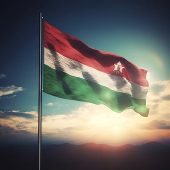 flag of Madagascar high quality 4k ult photo