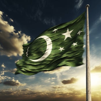 flag of Pakistan high quality 4k ultra photo