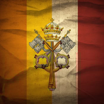 flag of Papal States high quality 4k u photo