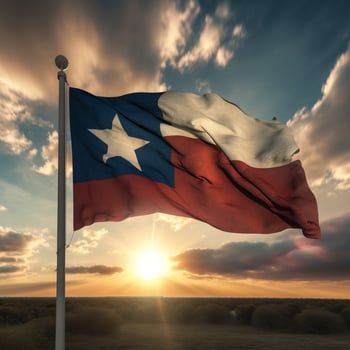 flag of Texas high quality 4k ultra hd photo